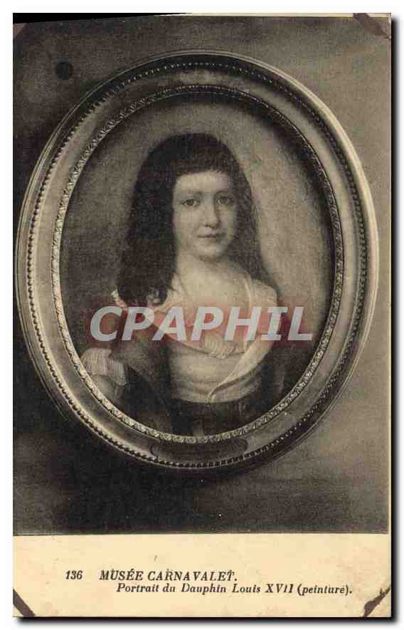 CPA Musee Carnavalet Portrait du Dauphin Louis XVII peinture 