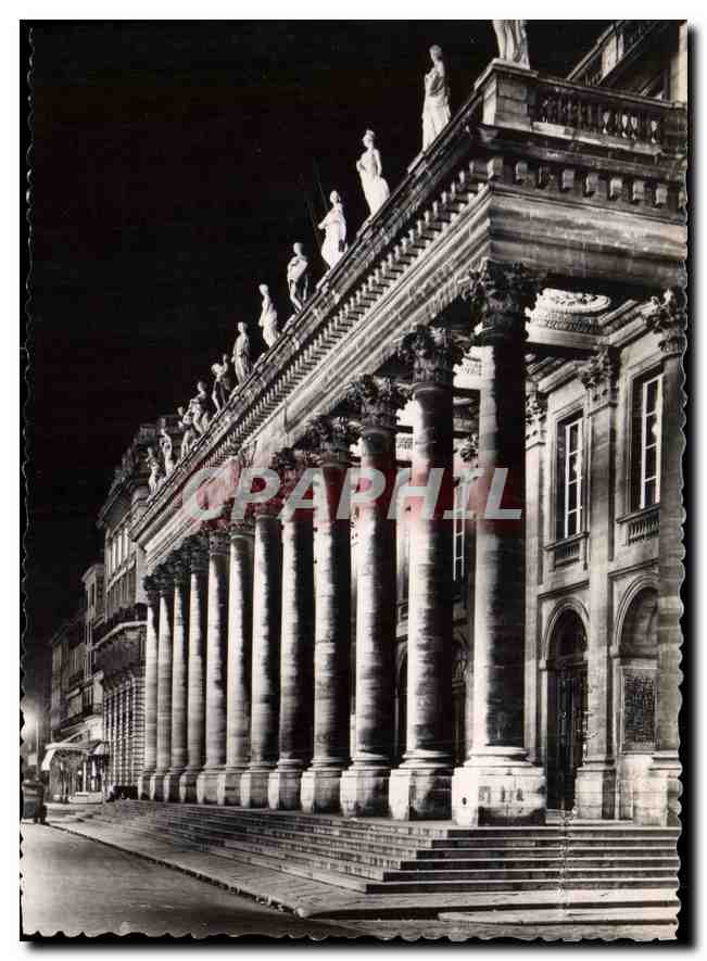 Le Grand Théâtre — Bordeaux — Nuit — Édition BLOC Frères