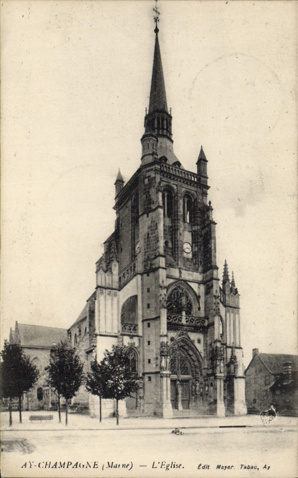 CPA Ay Champagne Marne L'Eglise 