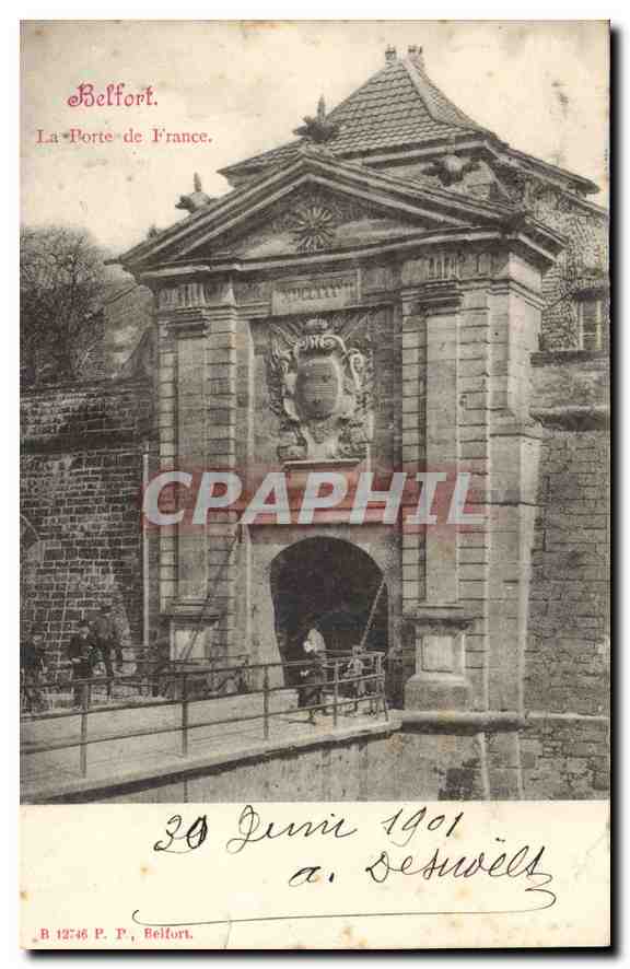 CPA Belfort La Porte de France 