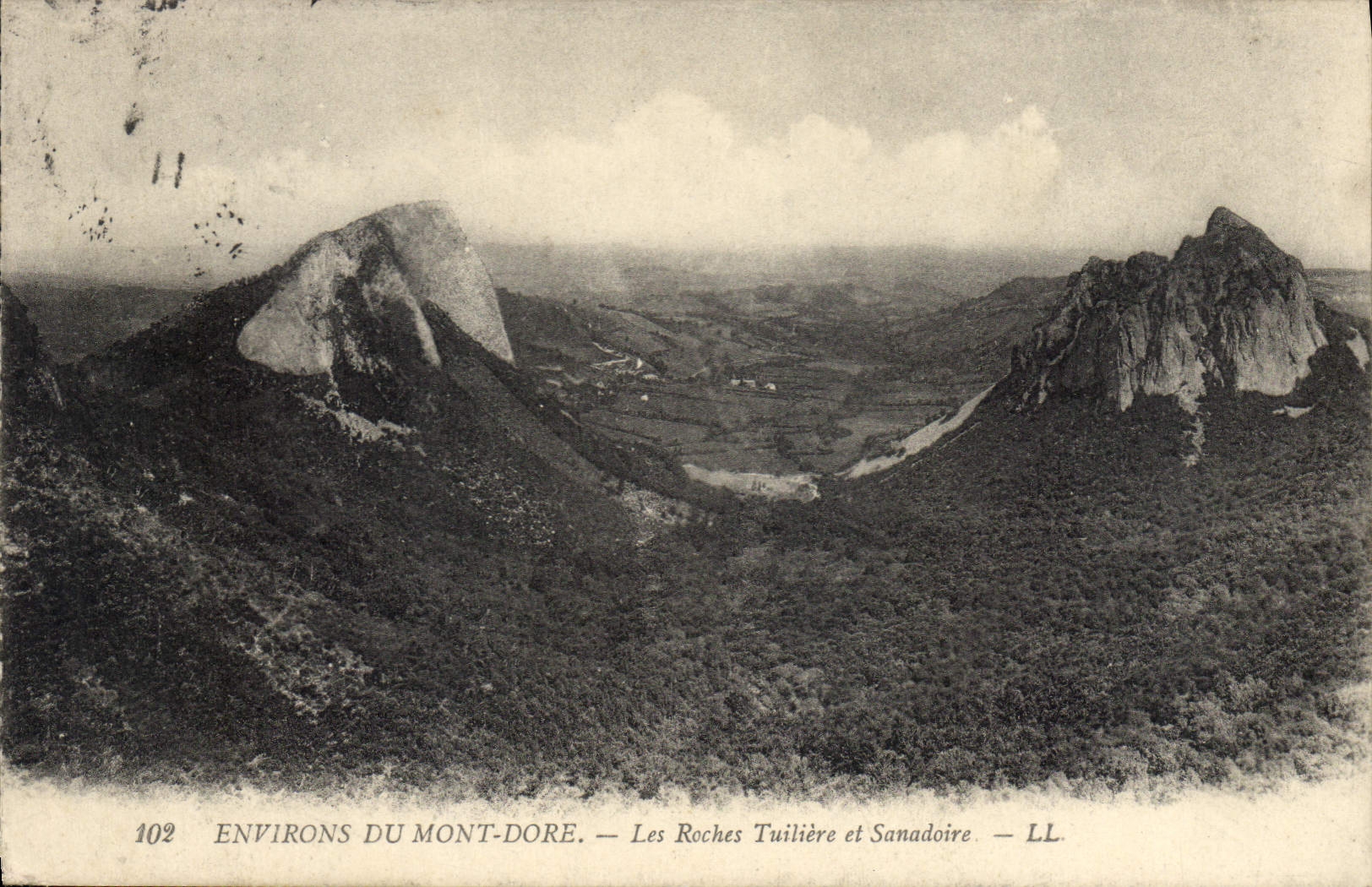 Umgebung von Mont-Dore — Les Roches Tuilière und Sanadoire — LL