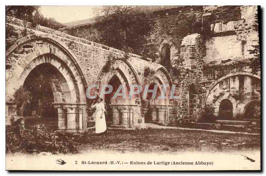 St-Léonard (H.-V.) — Ruines de Lartige (Ancienne Abbaye)