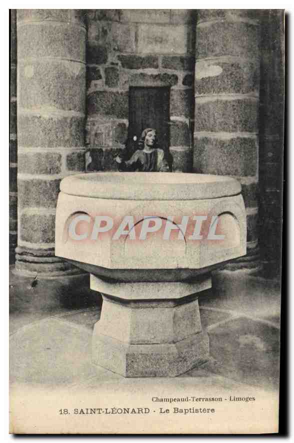 Saint-Léonard - Der Taufbau — Champeaud-Terrasson - Limoges, Verlag Champeaud-Terrasson, Nr. 18