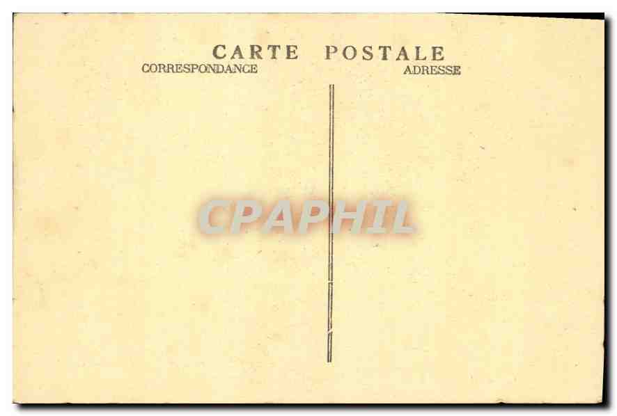 CPA Conflans Ste Honorine Chateau du Prieure Groupe d'animaux de Cain Lion — Back