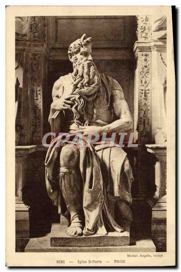 CPA Rome Eglise St Pierre Moise 