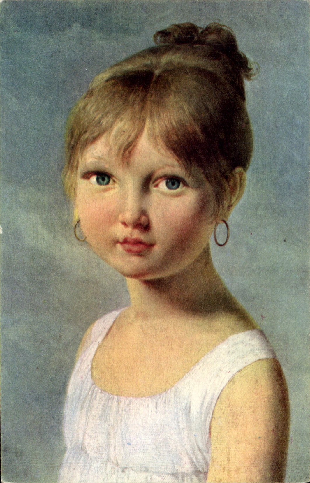 CPA Comite National de l'Enfance Guerin Portrait de jeune fille Musee de Boulogne sur Mer 