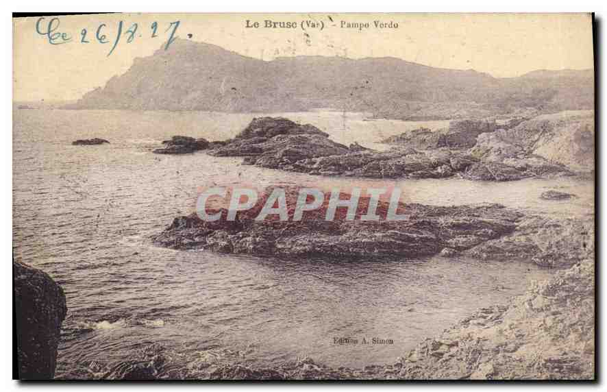 CPA Le Brusc Var Pampe Verdu 