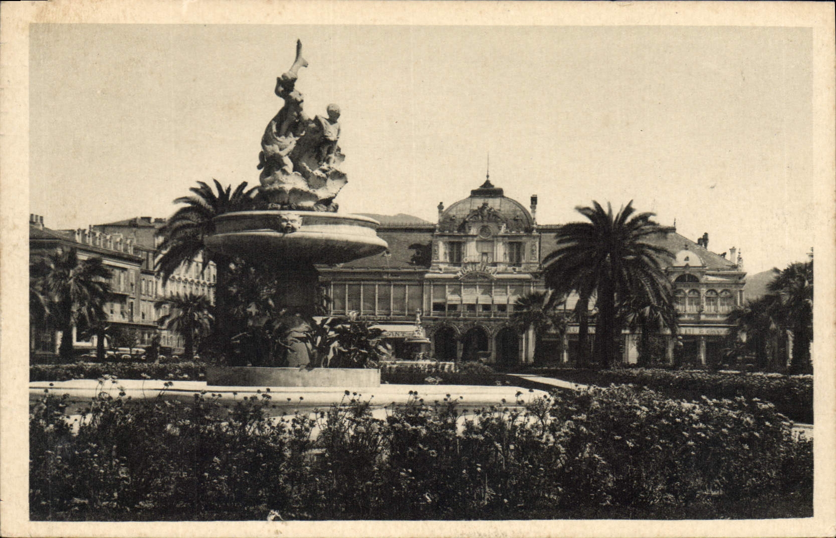CPA Cote d'Azur Artistique Nice Le Casino Municipal les Jardins Albert 