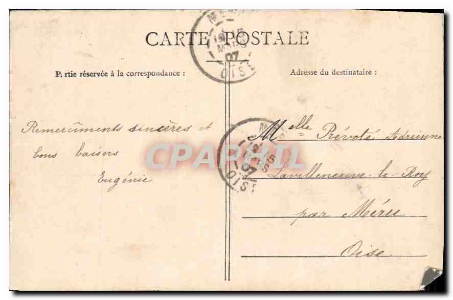 CPA Fantaisie Enfant — Rückseite