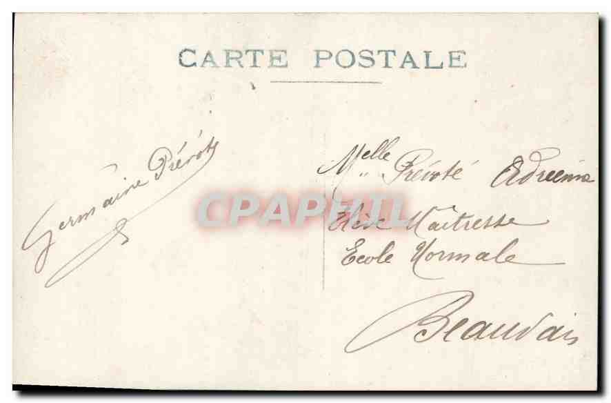 CPA Heureux Anniversaire Femme — Verso