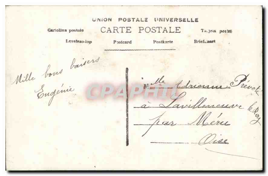 CPA Cest l'envoi d'une amie li ne peut que vous plaire Femme — Rückseite
