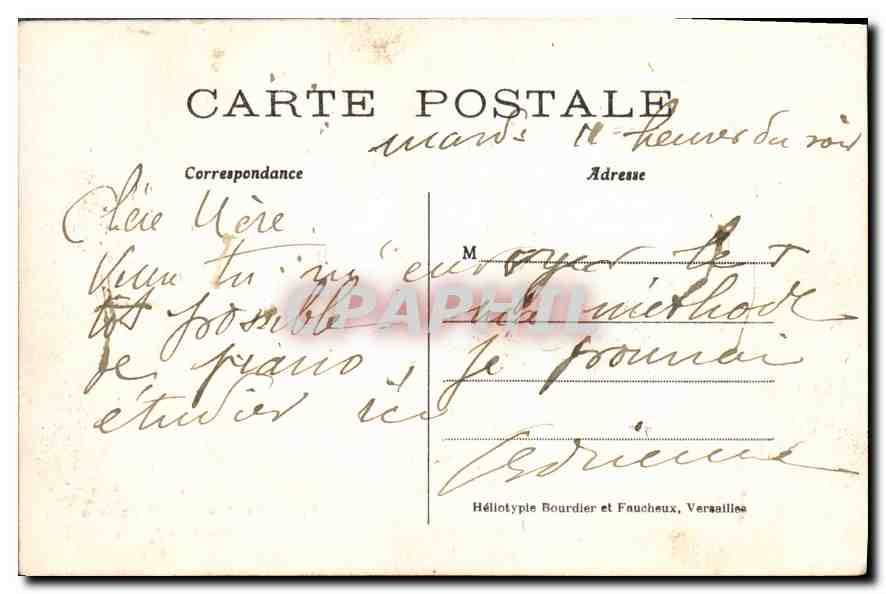 CPA Versailles Petit Trianon Le Colombier  — Verso