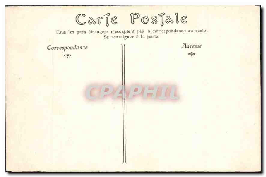 Versailles — Vue à vol d’oiseau sur le Parc, le Palais et la Ville — ND Pbol — Verso