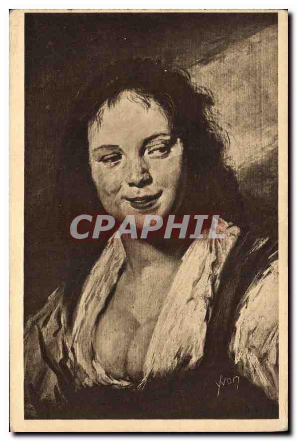 CPA Musee du Louvre Frantz Hals La Bohemienne 