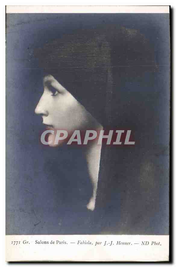 CPA Salon de Paris Fabiola par JJ Henner 