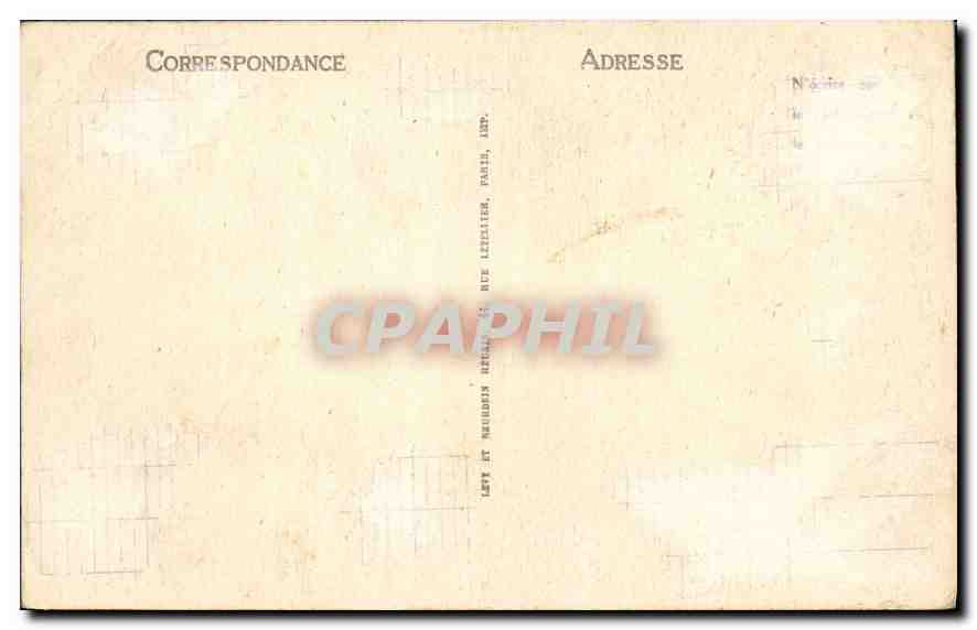 CPA Henri Chapu 1833 1891 Jeanne d'Arc a Domremy Musee Conde Chantilly  — Rückseite