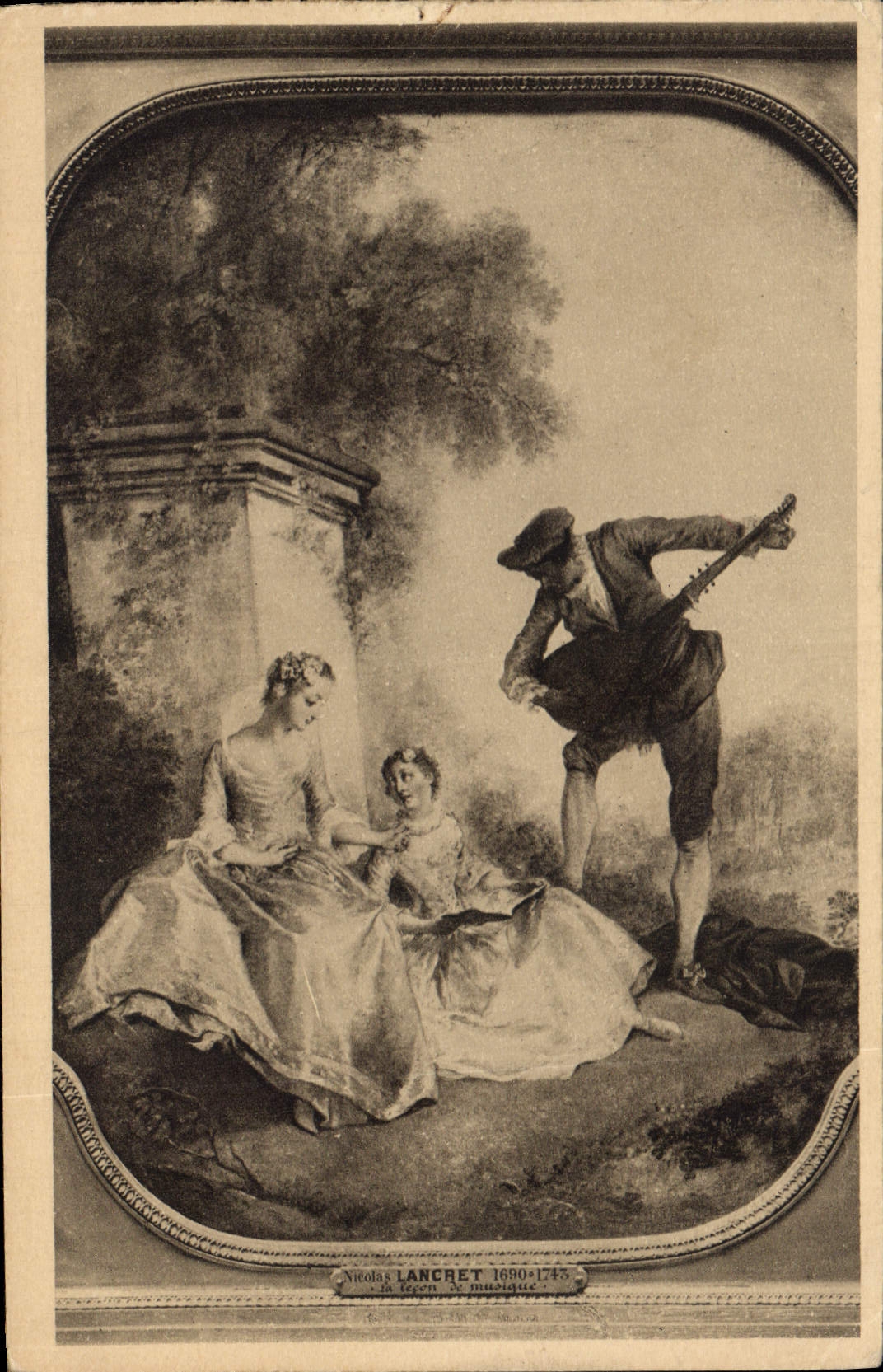 Leçon de Musique — Nicolas Lancret 1690-1743 — Édition d'Art YVON, Paris