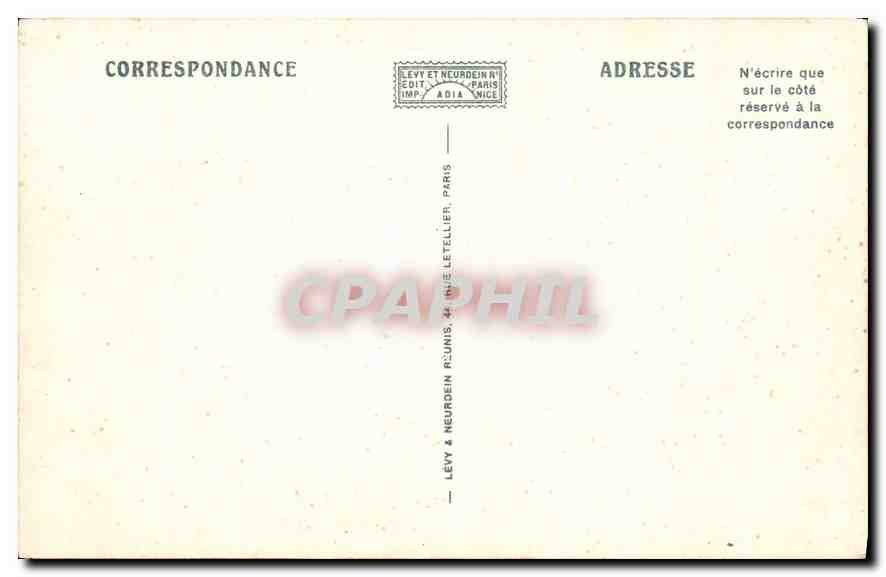 CPA Vue Generale de Sallanches et le Mont Blanc  — Verso