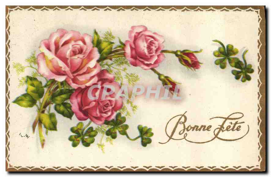 CPA Bonne Fete 