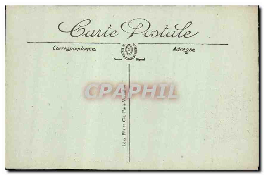 Moulins — Halle et la Maison natale de Faure, de l'Opéra — LL — Verso