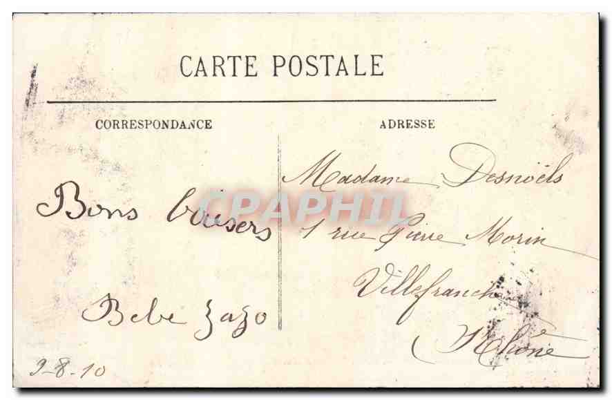 CPA Environs du Mont Dore Les Roches Tuiliere et Sanadoire  — Rückseite