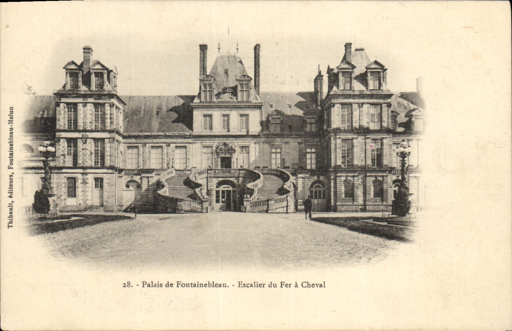 Palast von Fontainebleau — Die Eisenstiege — Thibault, Verleger, Fontainebleau-Meun