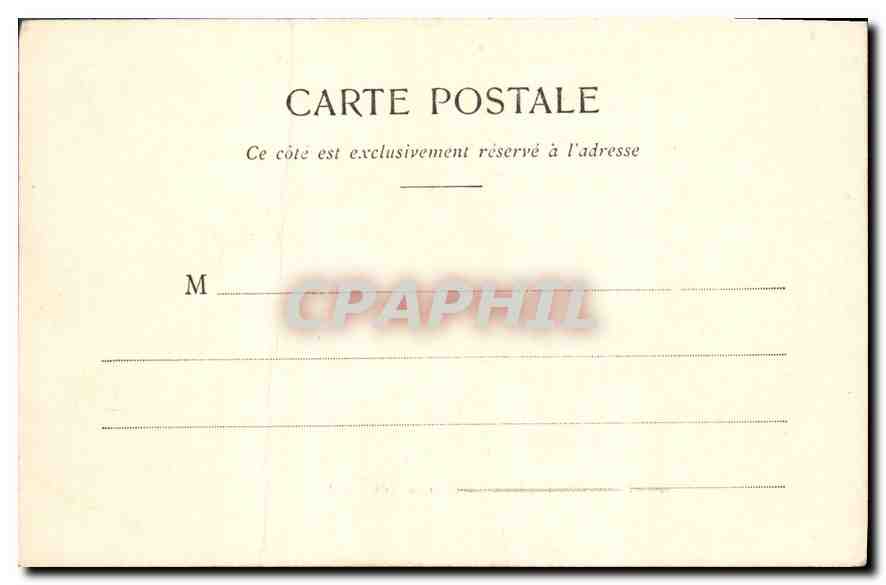 Palast von Fontainebleau — Die Eisenstiege — Thibault, Verleger, Fontainebleau-Meun — Rückseite