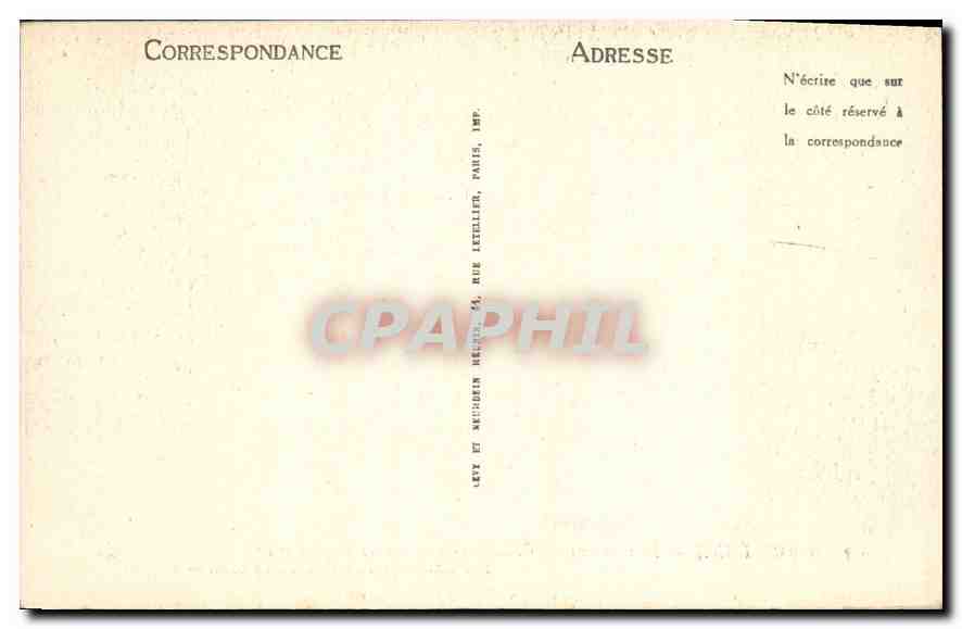 CPA Compiegne Le Chateau Chambre a Coucher de Napoleon 1er — Rückseite