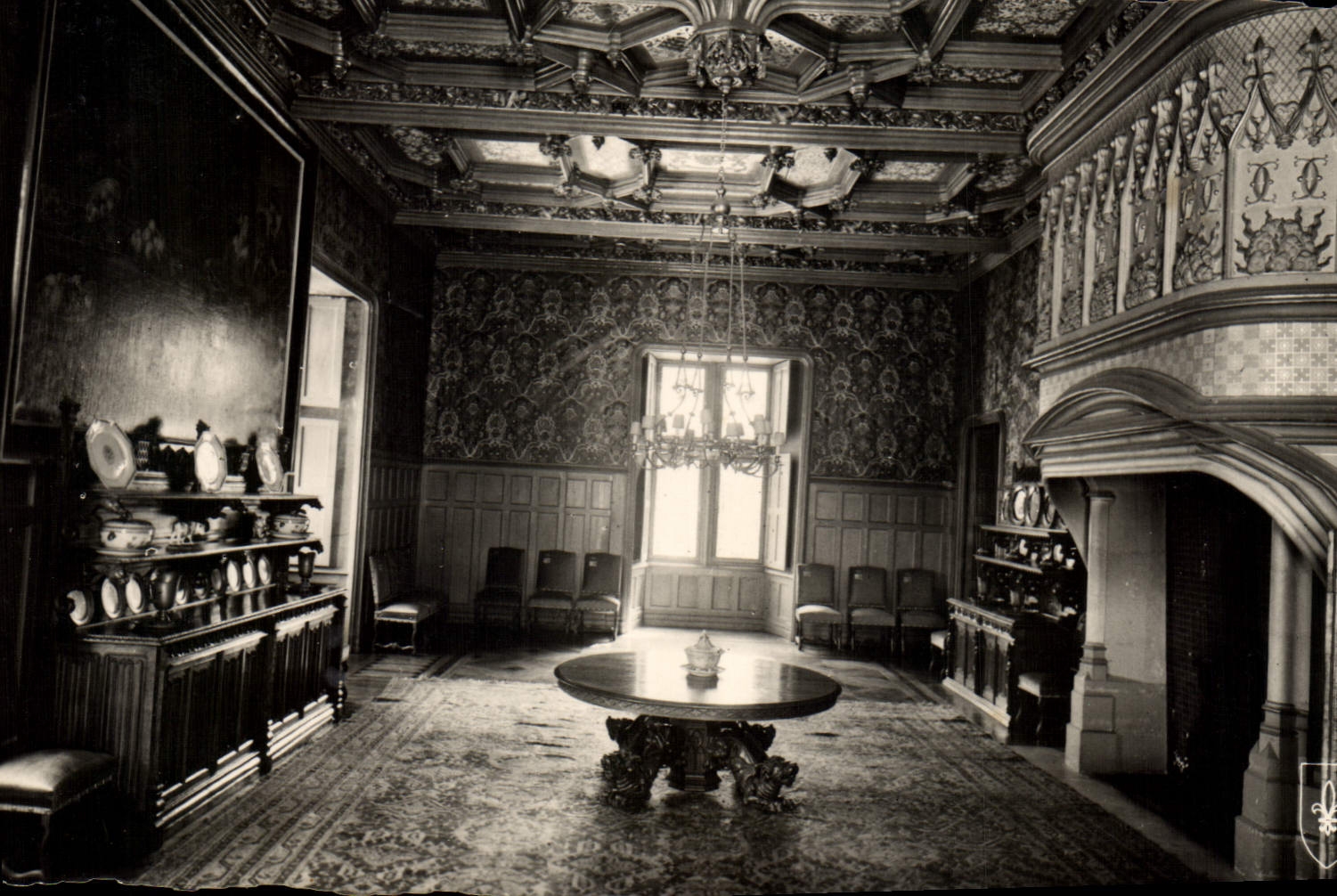 CPA Chateaux du Coeur de la France Chateau de Meillant Cher Salle a Monger 