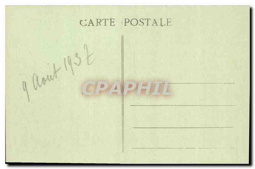 CPA Autel Principal de la Maison de Ranquine  — Back