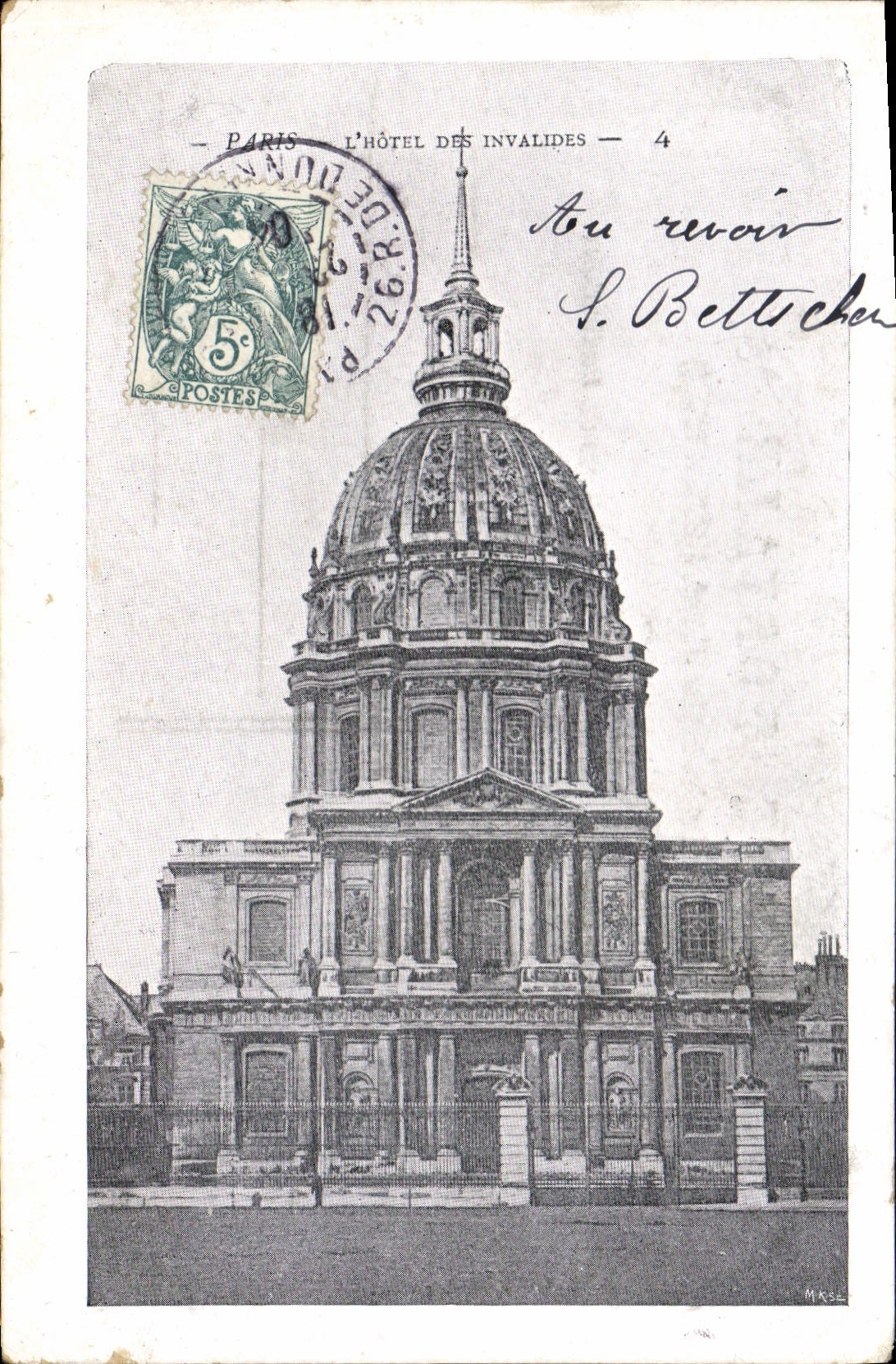 CPA Paris l'hotel des Invalides 