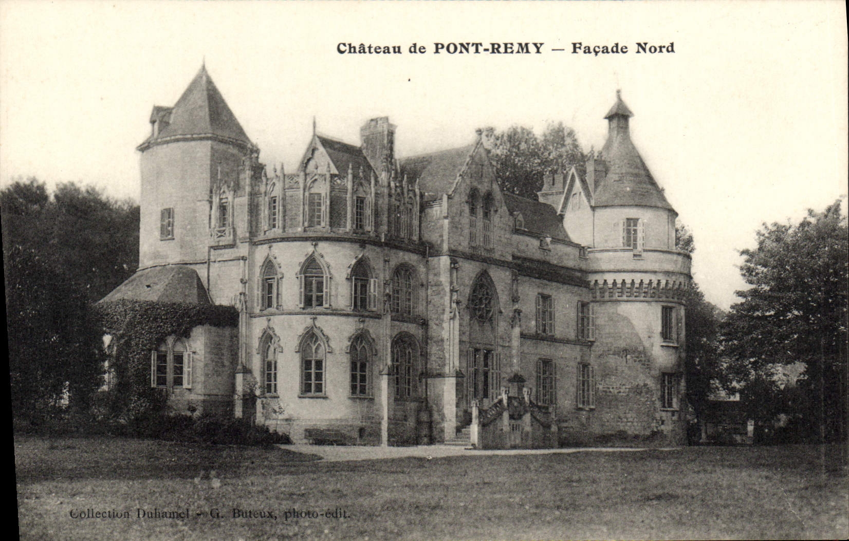 CPA Chateau de Pont Remy Facade Nord 