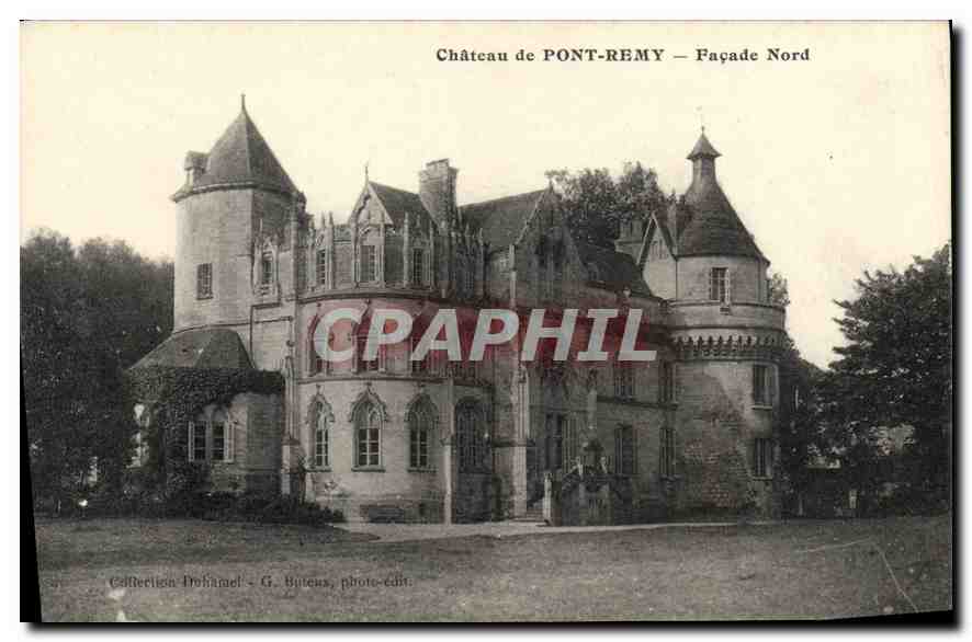 CPA Chateau de Pont Remy Facade Nord 