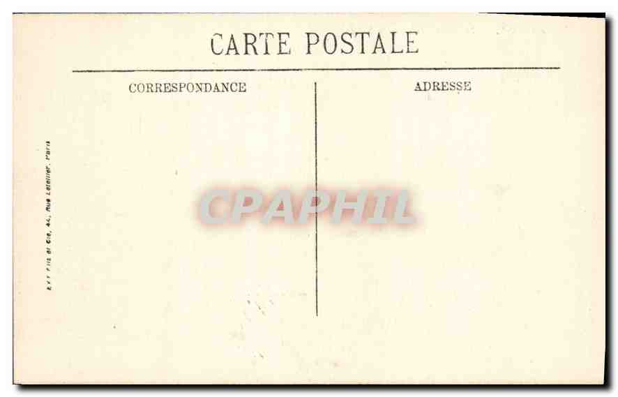 CPA Amiens la Cathedrale Cote Nord  — Rückseite