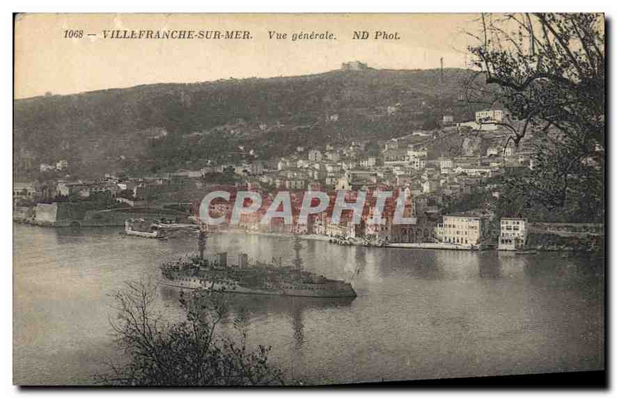 CPA Villefranche sur Mer vue generale 