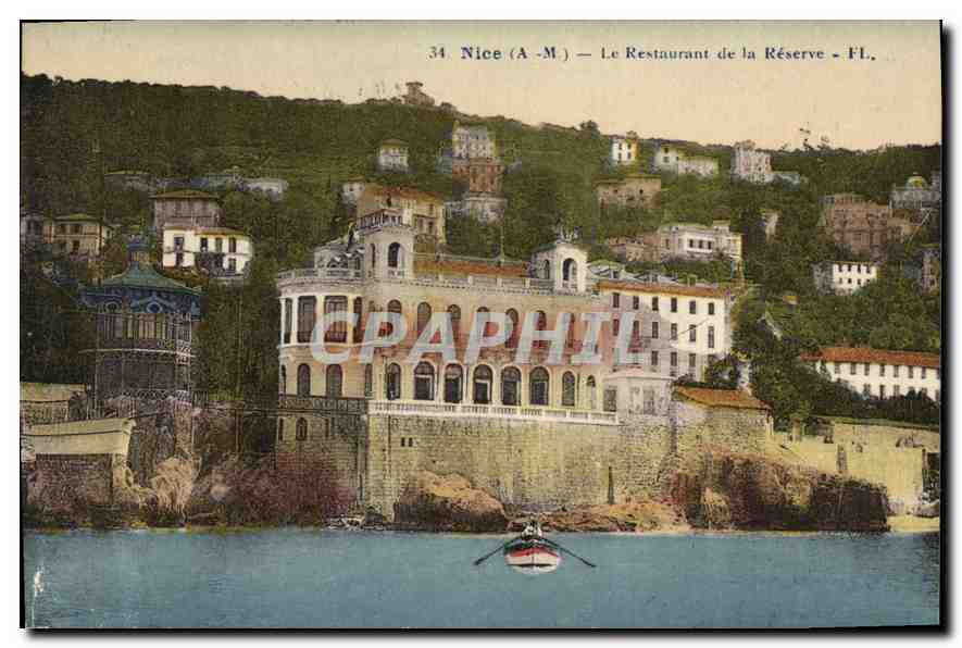 CPA Nice A M le Restaurant de la Reserve 