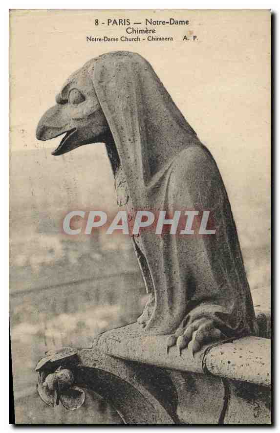 CPA Paris Notre Dame Chimere 
