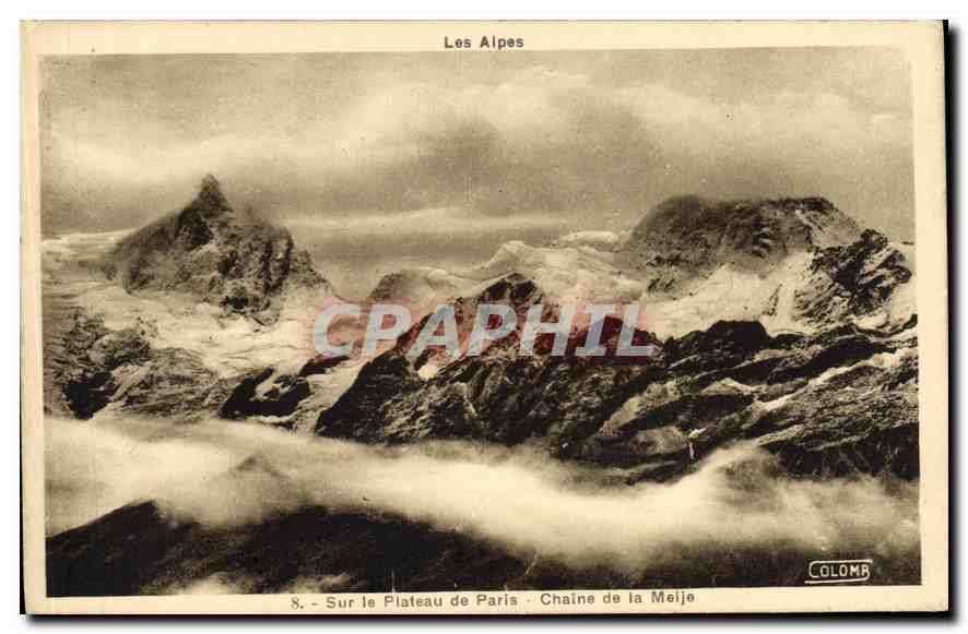 CPA Les Alpes sur le Plateau de Paris Chaine de la Meije 