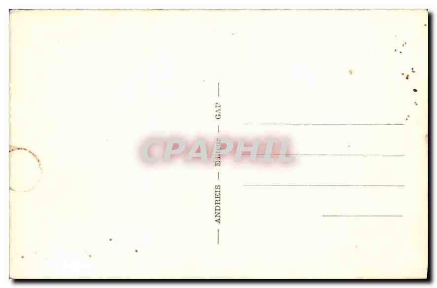 Gap - Les Cordeliers et Monument du Baron Ladoucette — Rückseite