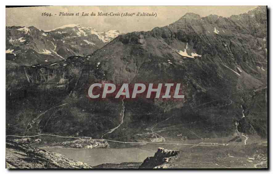 CPA Plateau et Lac du Mont Cenis 