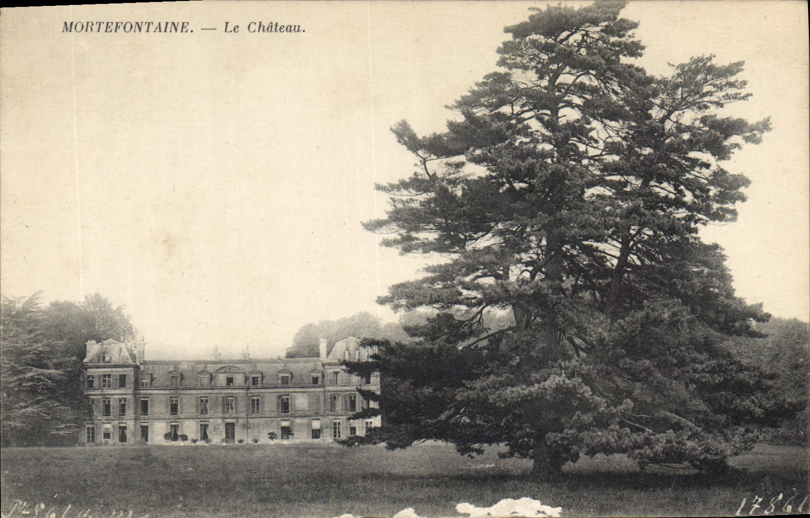 CPA Mortefontaine le Chateau 