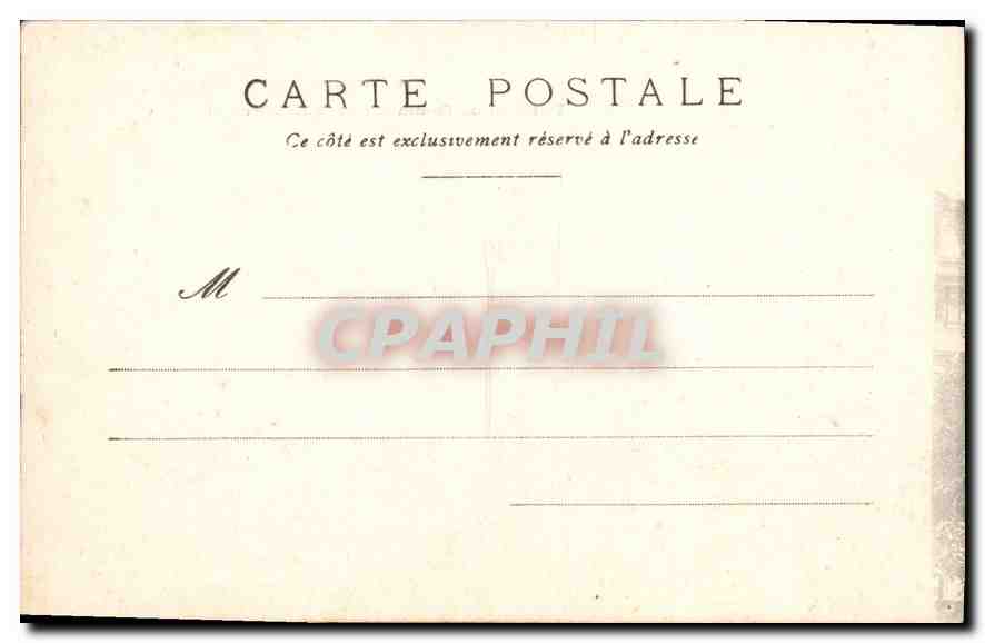 CPA Paris Tribunal de Commerce et la Conciergerie  — Verso