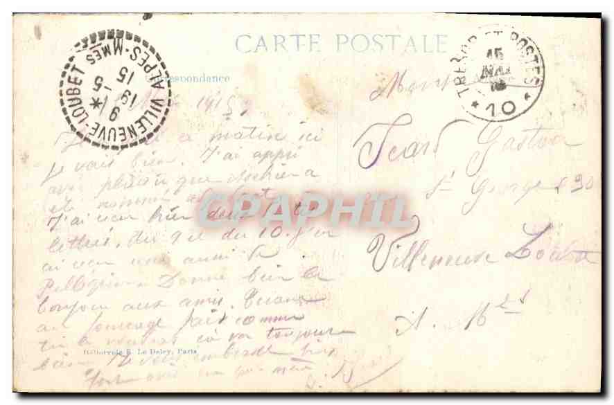 CPA Campement de nos Soldats en Woevre Militaria — Rückseite