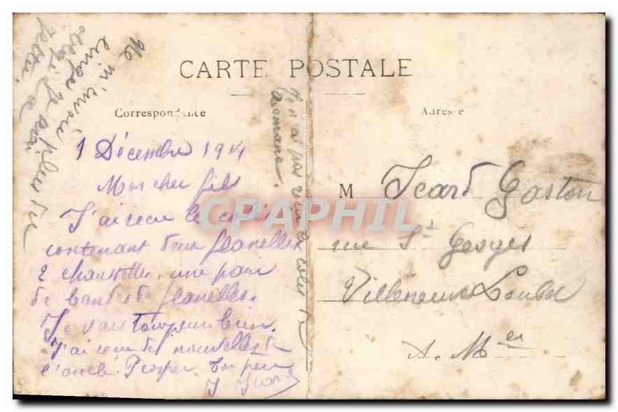 CARTE PHOTO Soldats Militaria — Rückseite