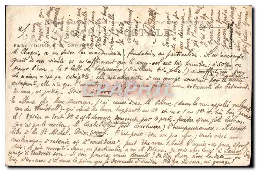 Nîmes — Jardin de la Fontaine — Intérieur de la Grotte — A.R. — n°35 — Verso
