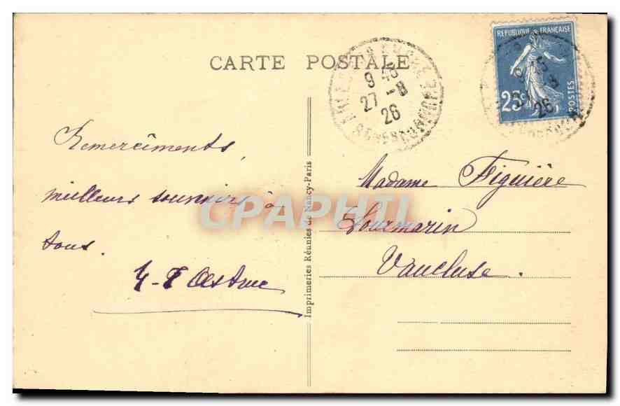 CPA Arles les Alyscamps Chapelle Saint Honorat  — Verso