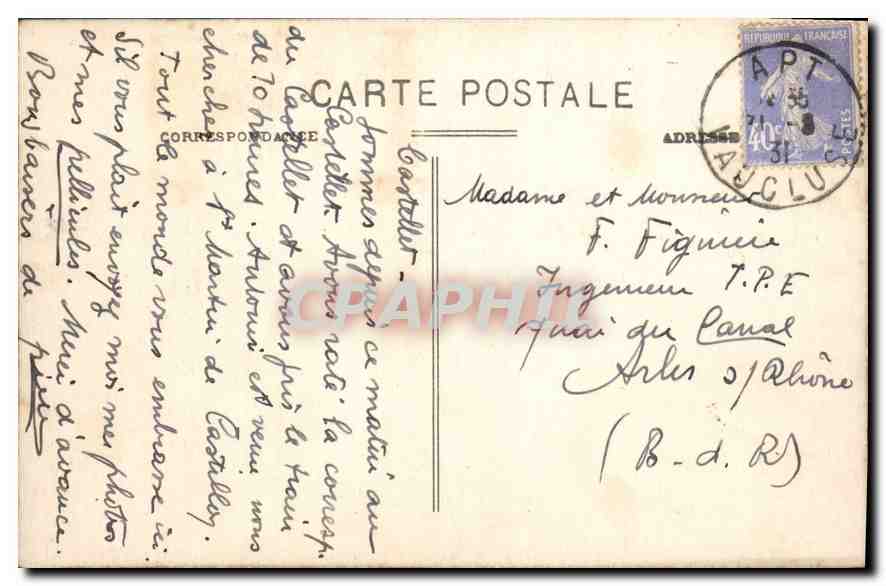 CPA Arles Portail de la Cathedrale St Trophime details d'architecture XII S  — Verso