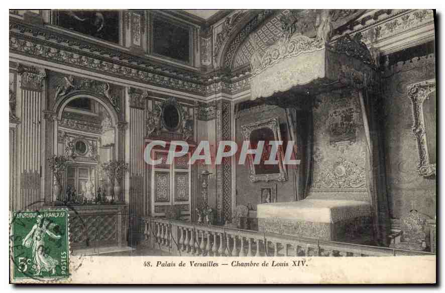 Palais de Versailles — Chambre de Louis XIV — J. Bellamy, Versailles, n°48