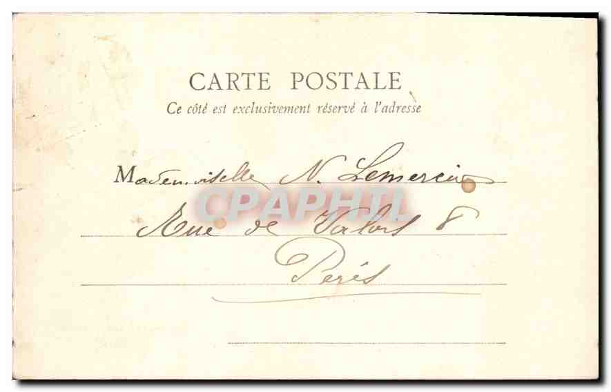 CPA Versailles Parc du petit Trianon le Boudoir  — Verso