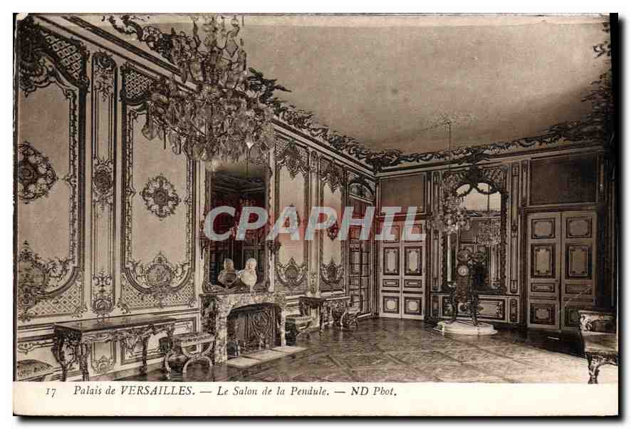 CPA Palais de Versailles le Salon de la Pendule 